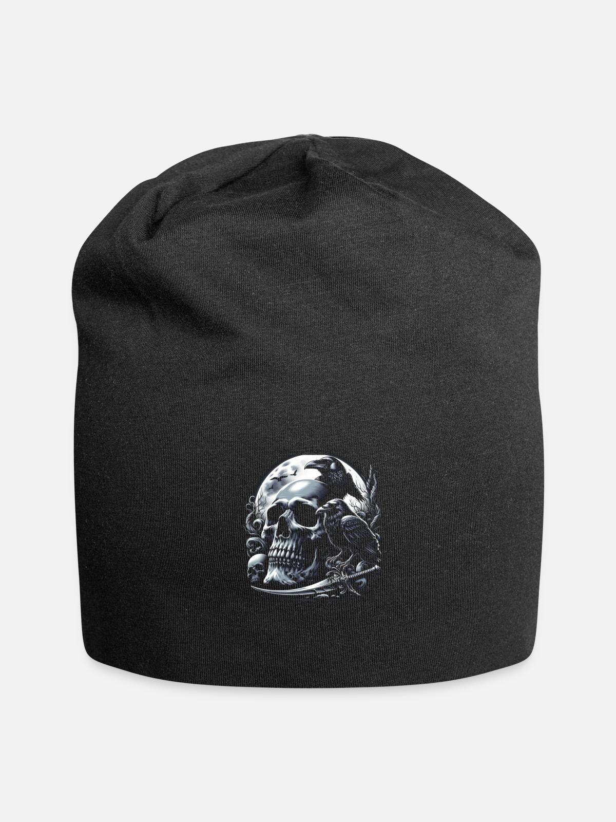 Moonlit Requiem - Jersey Beanie - black - Front