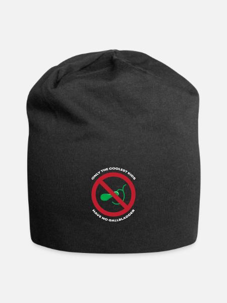 Kid Without Gallbladder - Jersey Beanie - black - Front