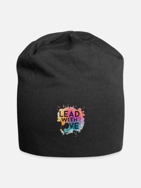 love - Jersey Beanie - black