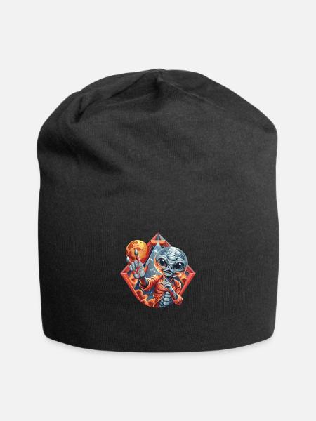IlluminET104 - Jersey Beanie - black - Front