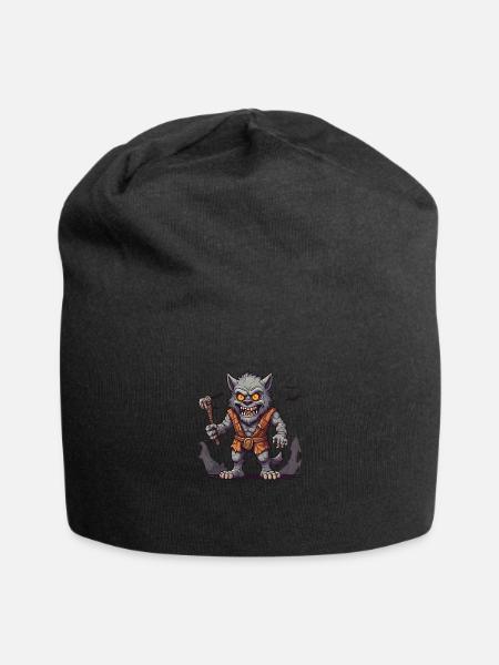 Halloween Werewolf - Jersey Beanie - black