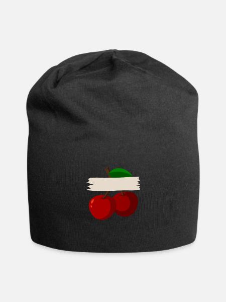 Cherry - Jersey Beanie - black - Front