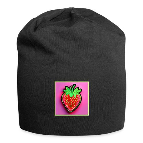 Vibrant Strawberry Neon Sign - Jersey Beanie