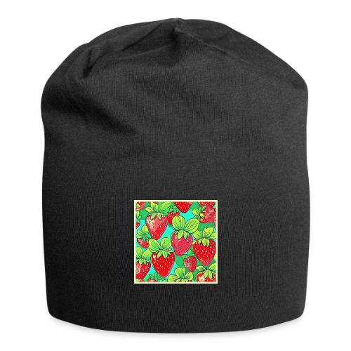Strawberry Pop Art Pattern - Jersey Beanie