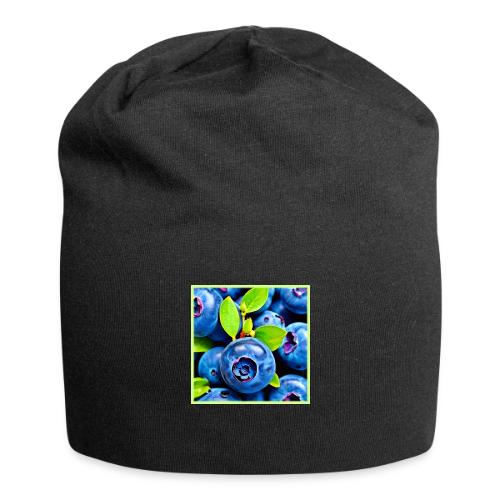 Fresh Blueberries Close-Up - Jersey Beanie