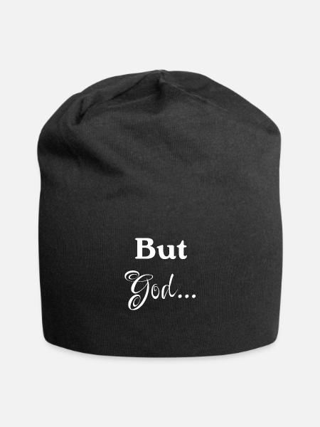 But God - Jersey Beanie - black
