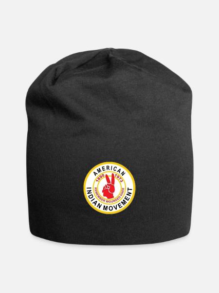 American Indian Movement - Jersey Beanie - black - Front