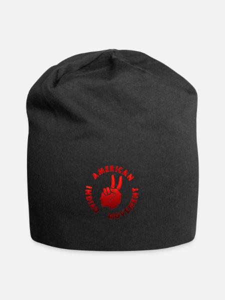 American Indian Movement - Jersey Beanie - black - Front