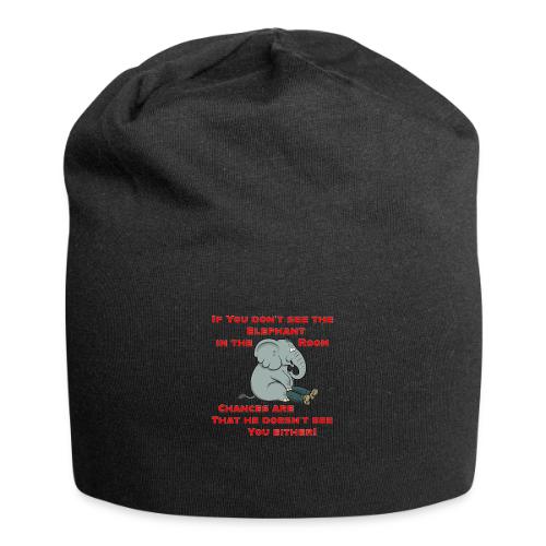 Elephant in the Room Meme - Jersey Beanie