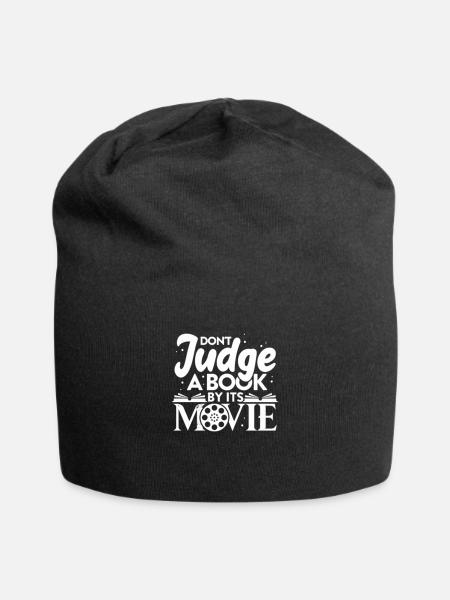 Dont Judge A Book By Its Movie - Jersey Beanie - black