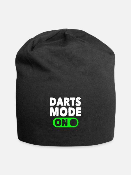 Darts Mode On - Jersey Beanie - black