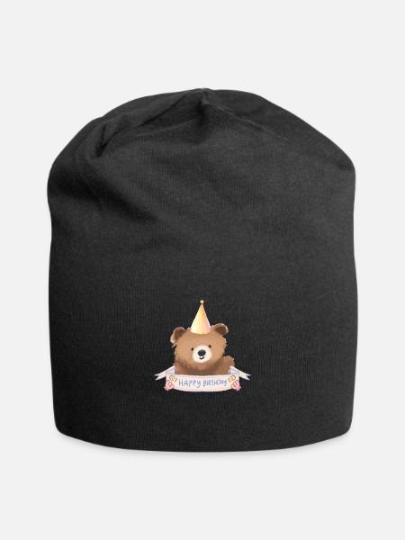 Special gift for birthday - Jersey Beanie - black