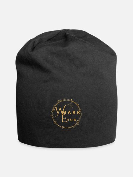 WEMARK HUB Golden Logo #1 - Jersey Beanie - black