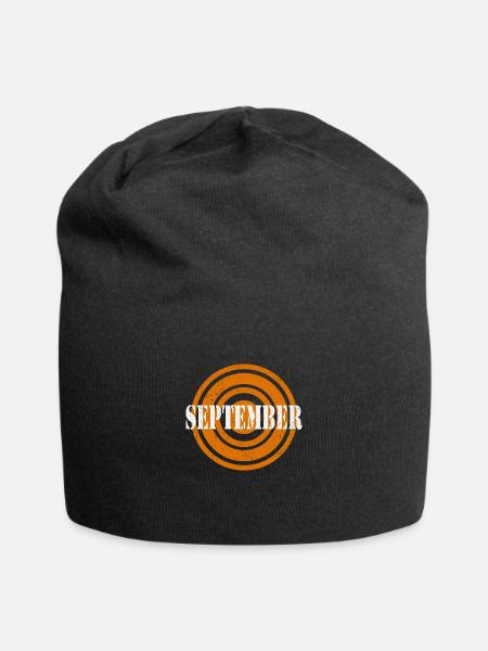 September Silver Word - Jersey Beanie - black - Front
