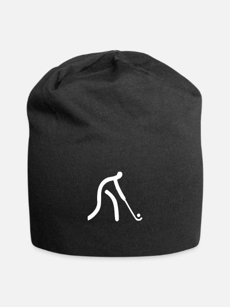 Hockey Sport - Jersey Beanie - black