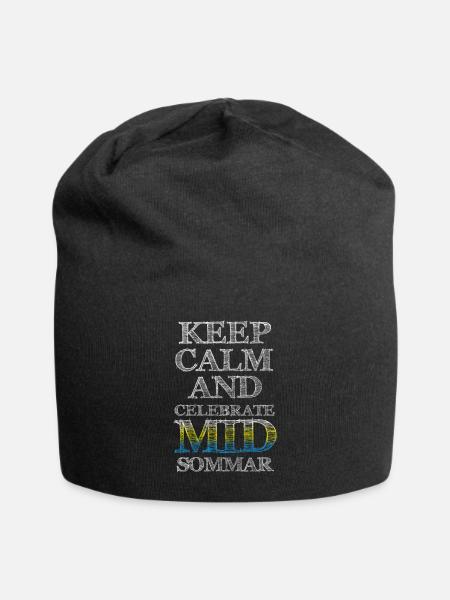 Festival Scandinavia Cult Culture - Jersey Beanie - black - Front