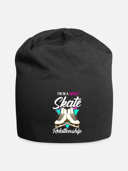 Roller Skating - Jersey Beanie - black - Front