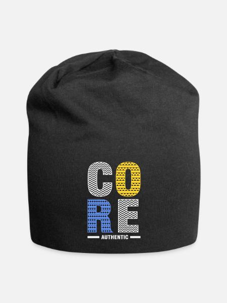 core essential - Jersey Beanie - black - Front