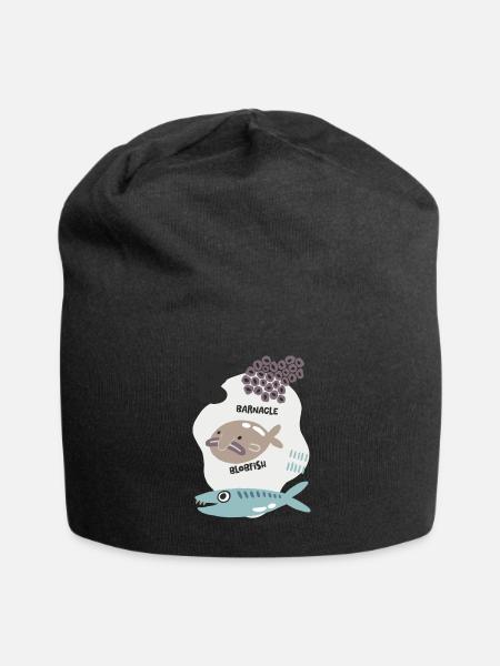 B Barracuda Blobfish Barnacle - Jersey Beanie - black