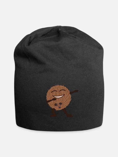 Coconut Dances Coconuts - Jersey Beanie - black - Front