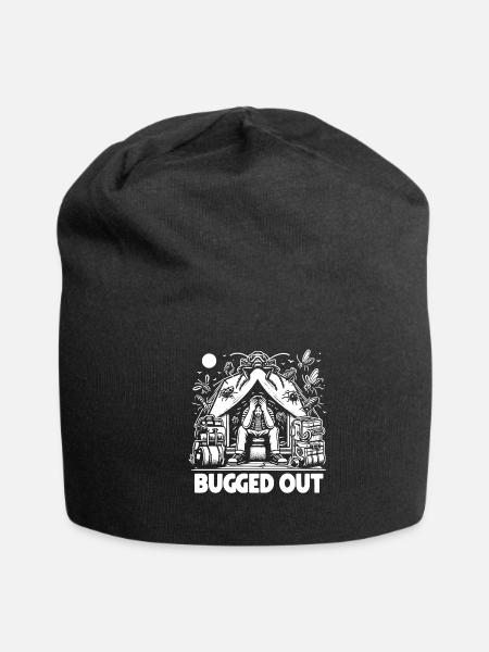 Bugged Out - Jersey Beanie - black - Front