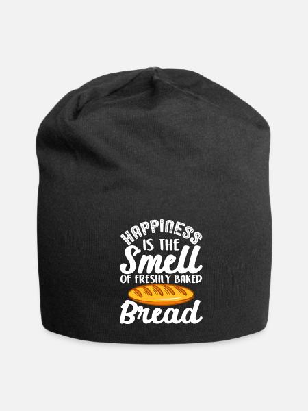 Bread Baking Bread Maker - Jersey Beanie - black - Front