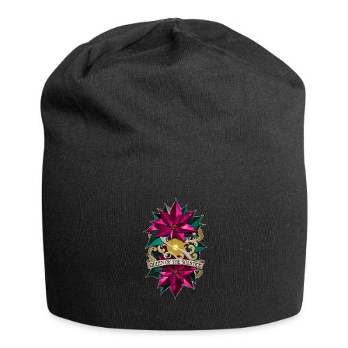 Queen of the Solstice Poinsettia T-Shirt - Jersey Beanie