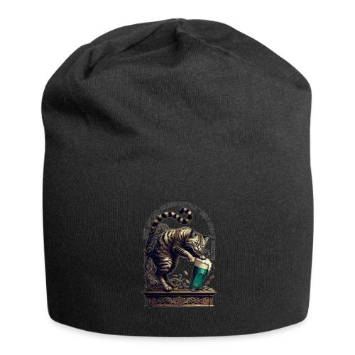 Lucky Last Call Cat Graphic Tee - Jersey Beanie