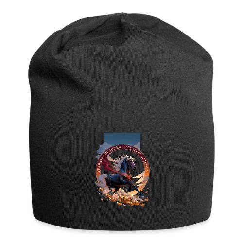 Year of the Horse Dawn T Shirt,Lunar New Year Gift - Jersey Beanie
