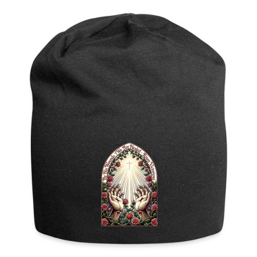 Easter By His Wounds Healed T Shirt, Renewal Gift - Jersey Beanie