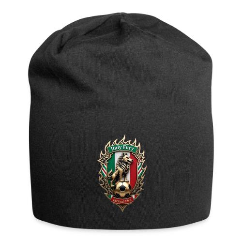 Italy Wolf Fury T-Shirt, Italian Flag Pride Gift - Jersey Beanie