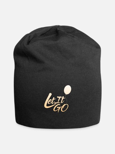 Let It GO - Jersey Beanie - black - Front