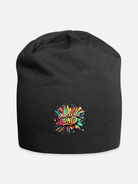 Unbreakable Bond - Jersey Beanie - black - Front