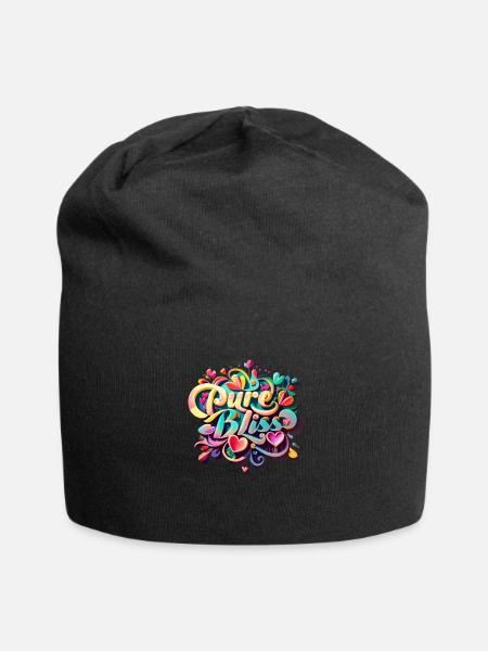 Pure Bliss - Jersey Beanie - black - Front