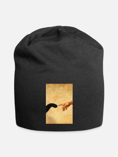 Divine Touch Art Illustration - Jersey Beanie - black - Front