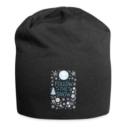 Follow the Snow – Cozy Winter Watercolor - Jersey Beanie
