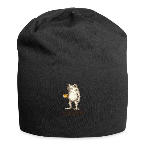 Weird Stuff Frog Coffee Humor - Jersey Beanie
