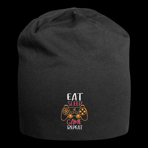 Eat, Sleep, Game, Repeat! - Jersey Beanie
