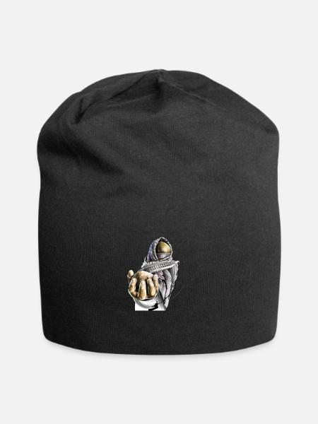 PALESTINIAN Lives Metter - Jersey Beanie - black - Front