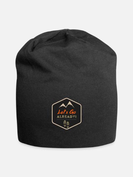 Let's go already! - Jersey Beanie - black - Front
