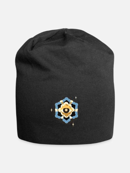 Watchful Bloom - Jersey Beanie - black - Front
