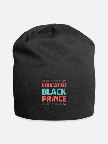Educated Black Prince Black Kids - Jersey Beanie - black