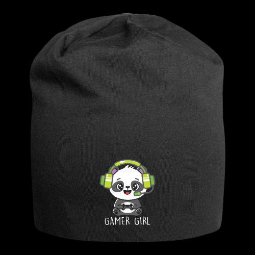 Cute Panda Gamer Girl - Jersey Beanie