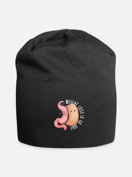 Gastric Sleeve Gastric Sleeve Surgery Gastrectomy - Jersey Beanie - black - Front