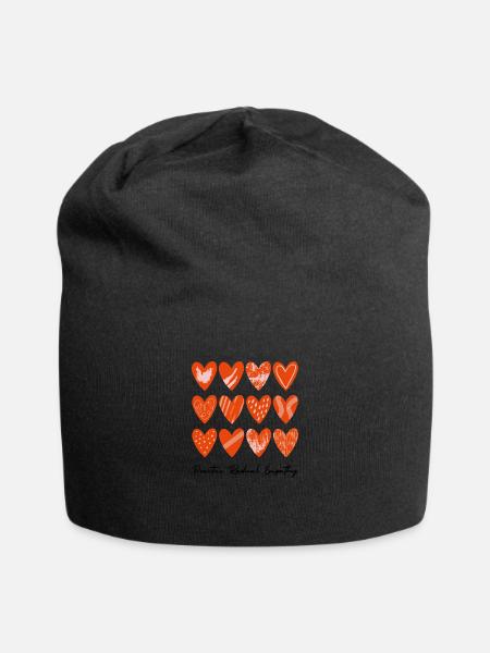 Practice Radical Empathy Cute Leftist - Jersey Beanie - black - Front