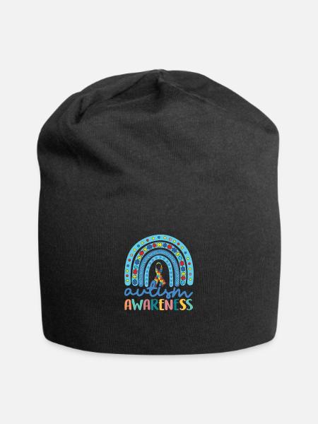 Autism Awareness - Jersey Beanie - black