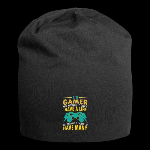 I'm A Gamer: I Choose To Have Many Lives - Jersey Beanie
