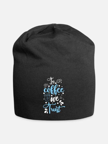 Coffee Milk Foam Bartender Portafilter - Jersey Beanie - black - Front