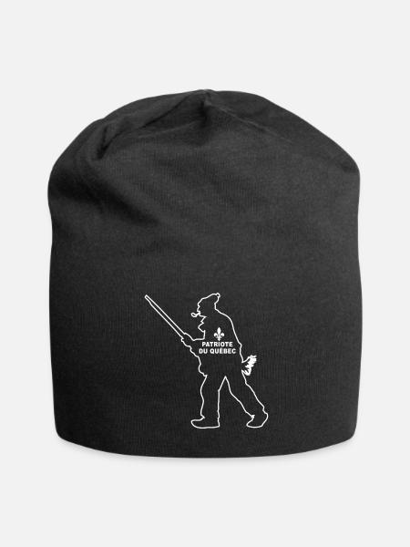 Patriote Québécois - Tuque en jersey - noir - Devant