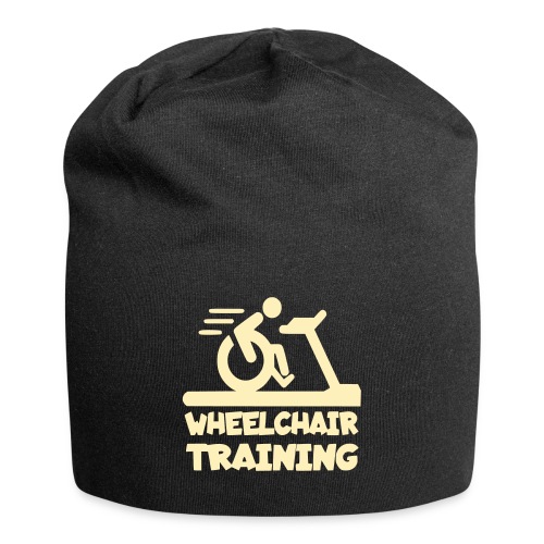 Wheelchair training for lazy wheelchair users - Jersey Beanie